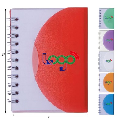 Dual-Color Spiral-Bound Writing Pad