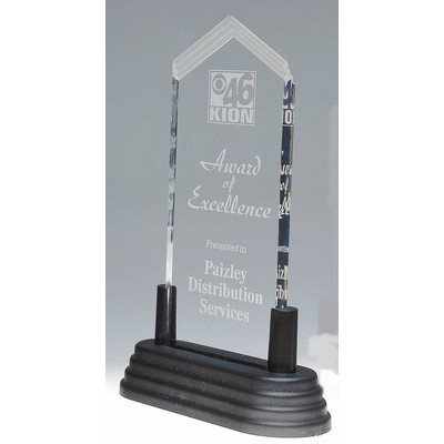 3" x 6" Clear Frosted Arrow Pop-In Acrylic (Base not included)