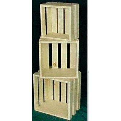 Store Display Wooden Crate (10 1/4"x11 3/4"x9 1/4")