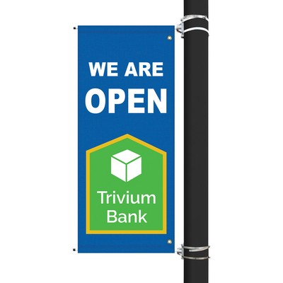 54" x 22" Custom Sunbrella™ Avenue Banner-3 Color Imprint