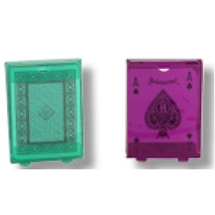 Tinted & Frosted Playing Card Box (2 5/8"x3 5/8"x5/8")