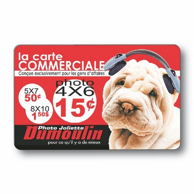 .025 Premium Wallet Card in PVC Plastic & Compressed Lamination, Full Color