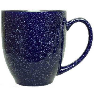 16 Oz. Santa Fe Bistro 2 Tone Mug (Cobalt Out/White In)