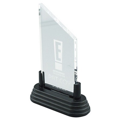 Acrylic Peak Award w/Pop-In Base