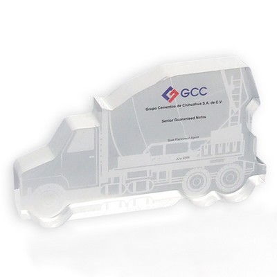 Cement Truck Embedment/Award/Paperweight