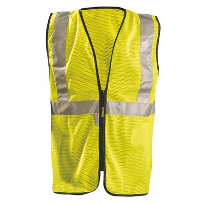 Class 2 Mesh Standard Vest w/Zipper