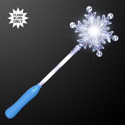 Light Up Snowflake Wand - BLANK