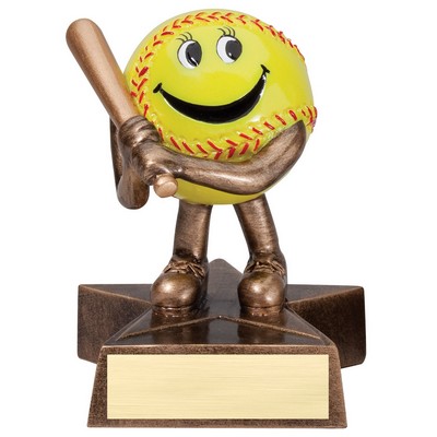 Softball, Lil' Buddy Resin - 4"