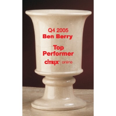 12" Beige Genuine Marble Tennessee Winner's Cup Award