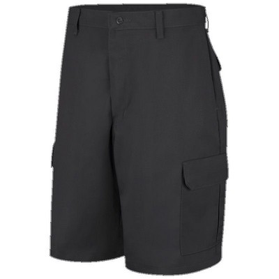 Red Kap™ Men's Poly/Cotton Cargo Short - Black