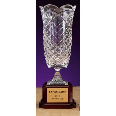 12" Crystal Vase