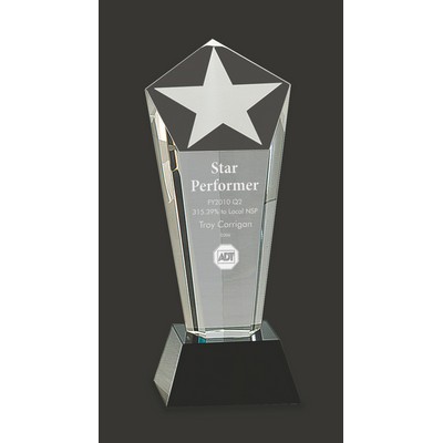 Star Power Crystal Star Tower Award S - 8 5/8'' H