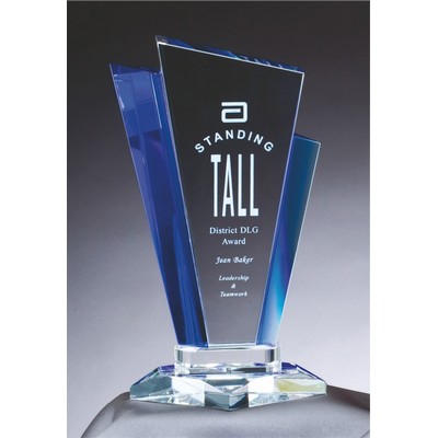 Star Rider Optic Crystal Award (5½"x8¾")