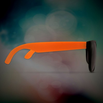 Orange Custom Neon Billboard Sunglasses(Blank)