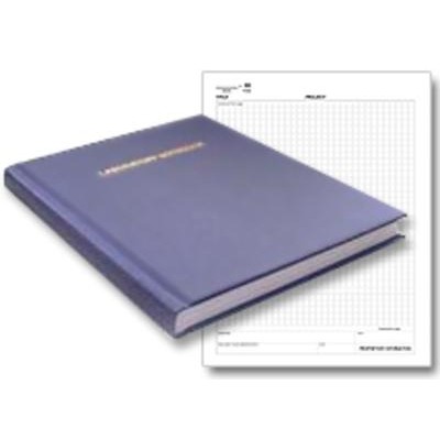 Large Lab Notebook / 96 Page / Grid