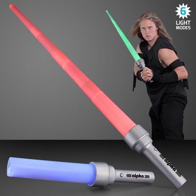 Multicolor LED Expandable Sword - Domestic Print