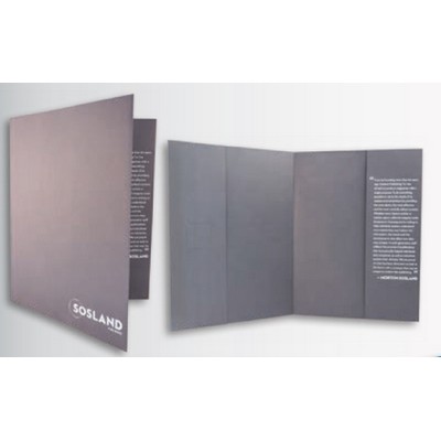 Left Horizontal & Right Vertical Pocket Folder (9" x 12")