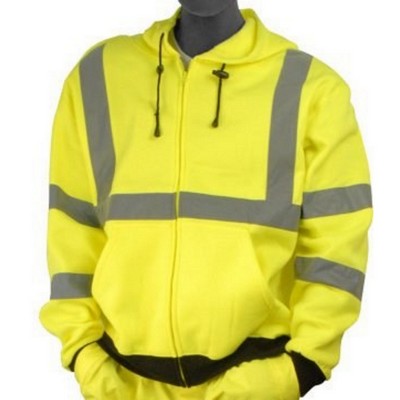 Majestic® Hi-Vis Class 3 Hooded Sweatshirt