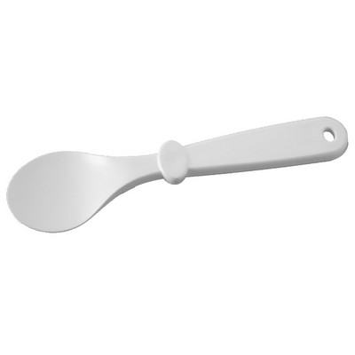 10 inch White Frozen Dessert/Gelato Spoon