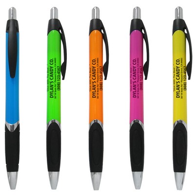 Neon Slim Grip Pen