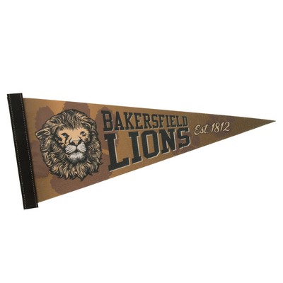 Premium Felt Strip Pennant (8"x18") Four Color Process Imprint