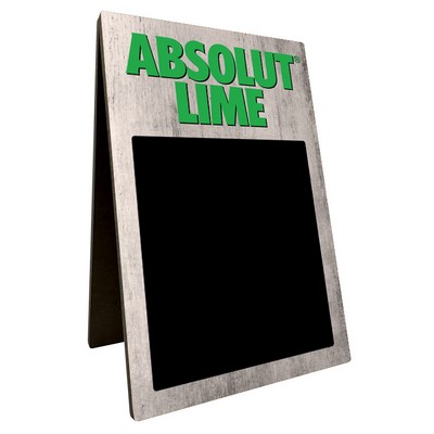 Wood Look Chalkboard Mini A-frame Table Tent