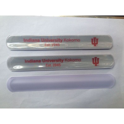 PVC Slap Bracelets or Wristband with silk screened imprint