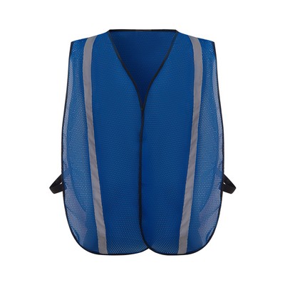 Economy Blue Mesh Safety Vest