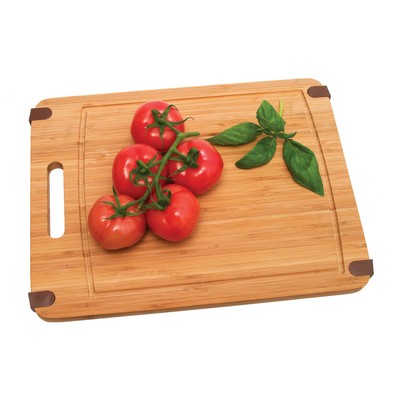 Bamboo 11"x15" Cutting Board w/ Silicone Corners