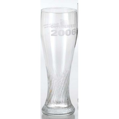 1/2 Liter Riegsee Etched Pilsner Glass