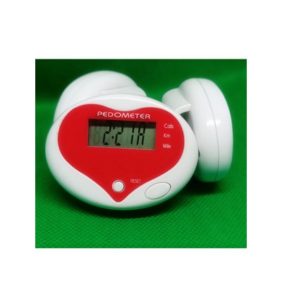 Portable Heart Shaped Multifunction Pedometer