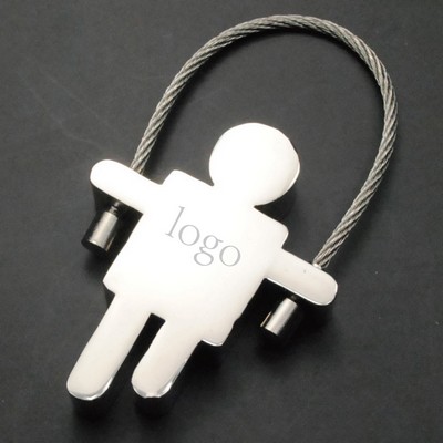 Stainless Steel Wire Chain Key Tag