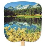 Scenic & Still Life Stock Mountain Reflection Fan