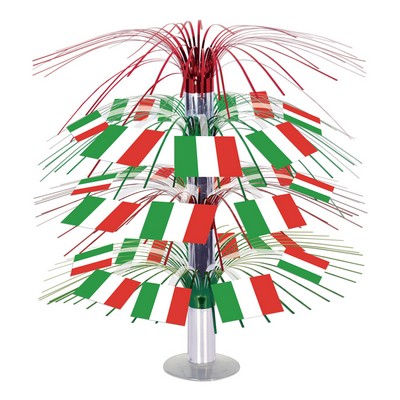 Italian Flag Cascade Centerpiece