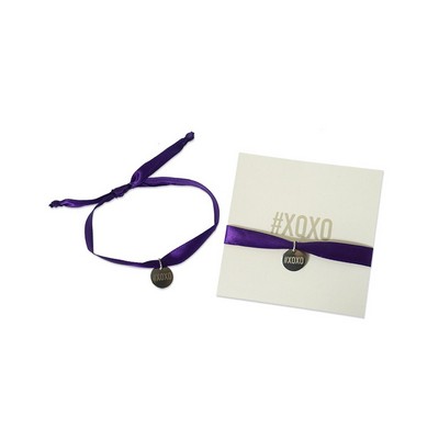 Ribbon Bracelet w/Charm