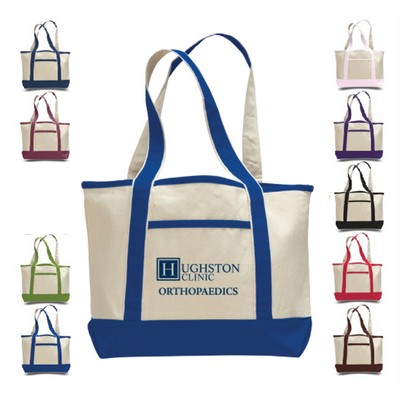 Small Canvas Deluxe Tote - Overseas - Color