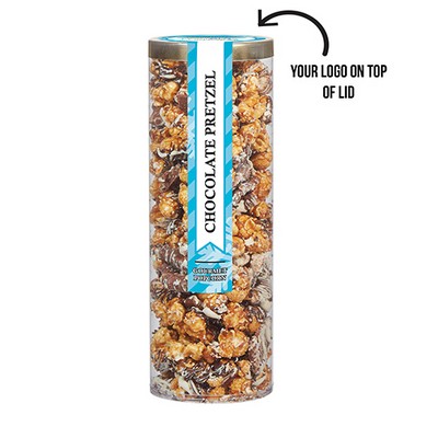 Executive Popcorn Tube - Chocolate Pretzel Popcorn