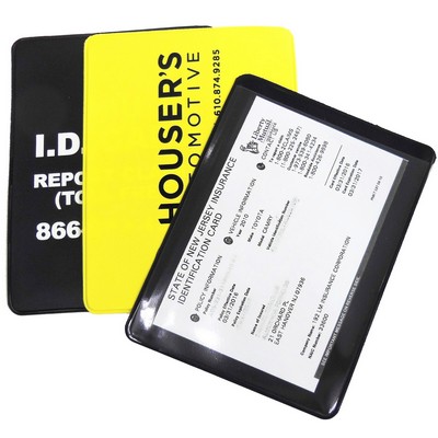 Passport/Insurance Card Case / Passbook Sleeve 4 1/2" x 6"