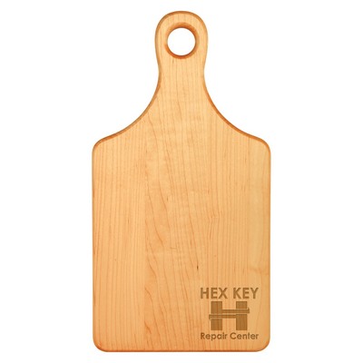 13½" x 7" Maple Paddle Shaped Cutting Board