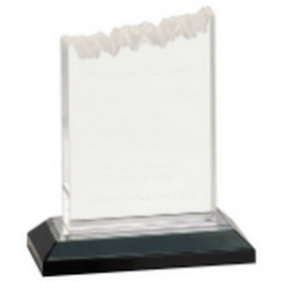 5" x 8" Silver Frosted Impress Acrylic Award