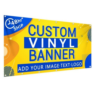 10 Oz 4'x8' vinyl banner