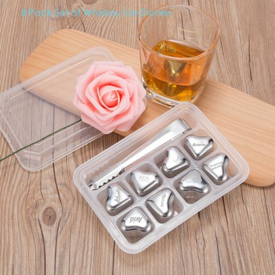 8 PCS Whiskey Ice Stone