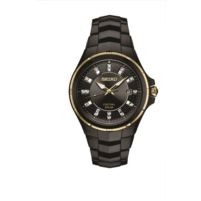 Seiko Men's Coutura Watch w/Stainless Steel Bracelet & Black Sunray Dial