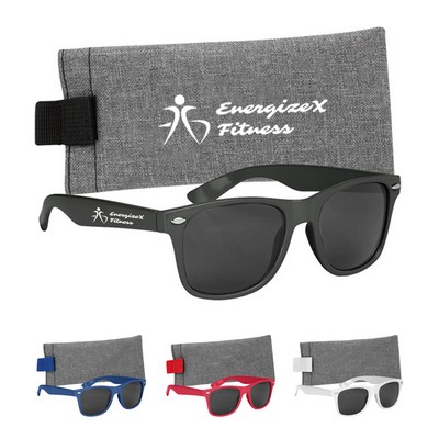 Malibu Sunglasses With Heathered Pouch