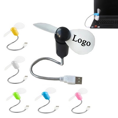 Flexible Goose Neck USB Fan