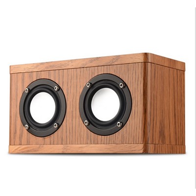 Classic Wooden Wireless Speaker Support TF Card