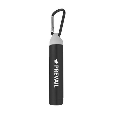 2200mah Cylindrical Power Bank With Carabiner