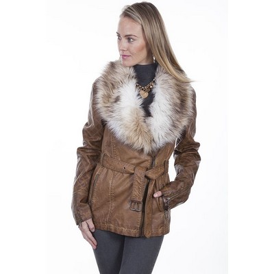 Honey Creek Faux Fur Trim Jacket