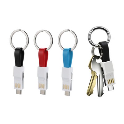 Mini 3-in-1 Magnetic Keyring Cable