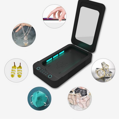 UV Light Sterilizer Box w/Wireless Charger